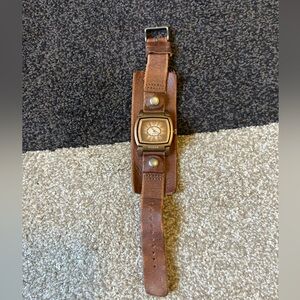 Brown Leather Men's Watch